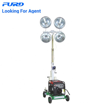 Mini Mobile Generator Light Tower with LED Bulb